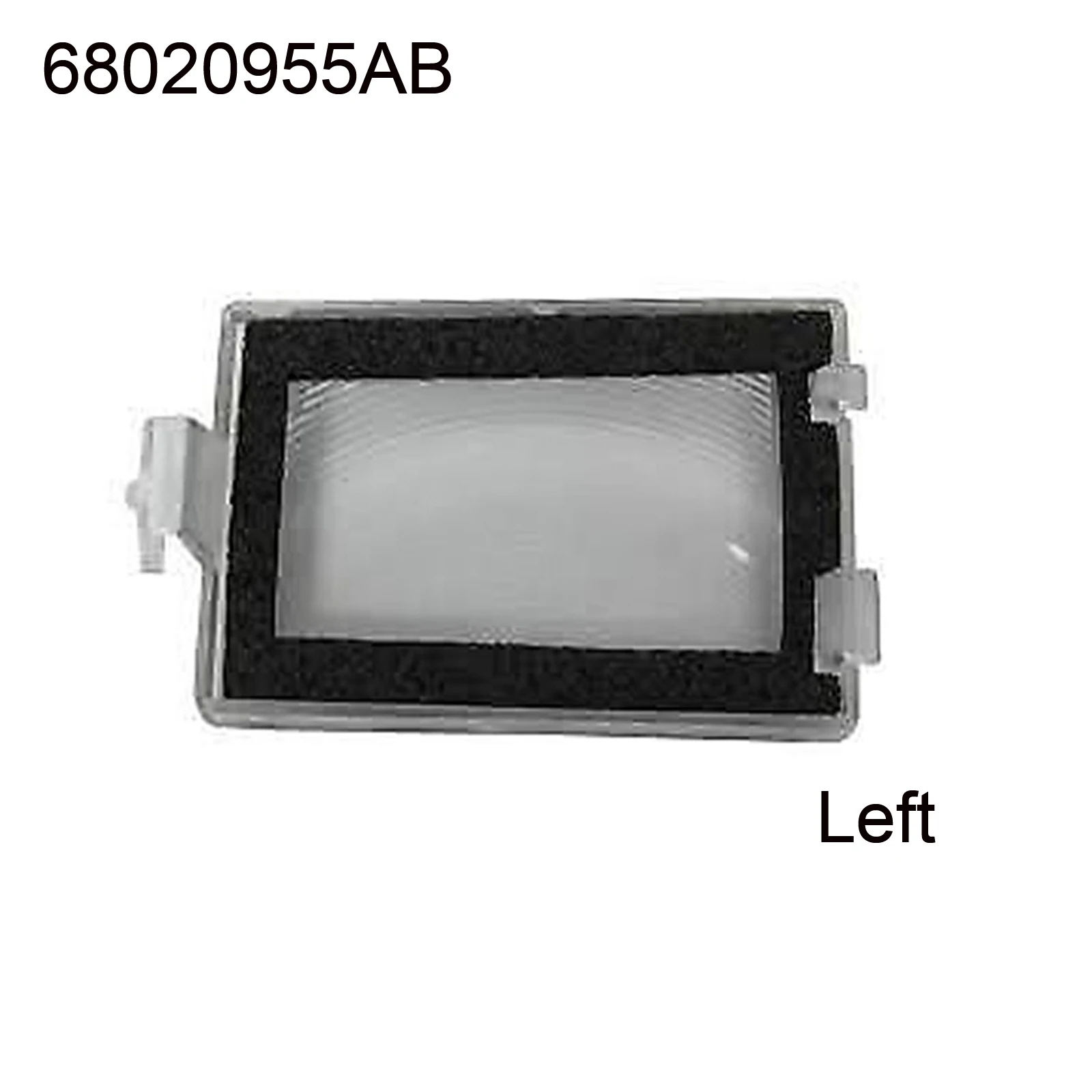 Left Rear License Plate Light Lens Compatible with For Jeep For Grand For Cherokee 2005 2010 Direct OEM Replacement