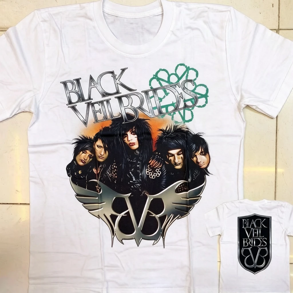 Black Veil Bride Collection Printed Pattern T-Shirts  Suitable for Both Men's Clothing and Women Streetwear 2026 Summer T Shirt