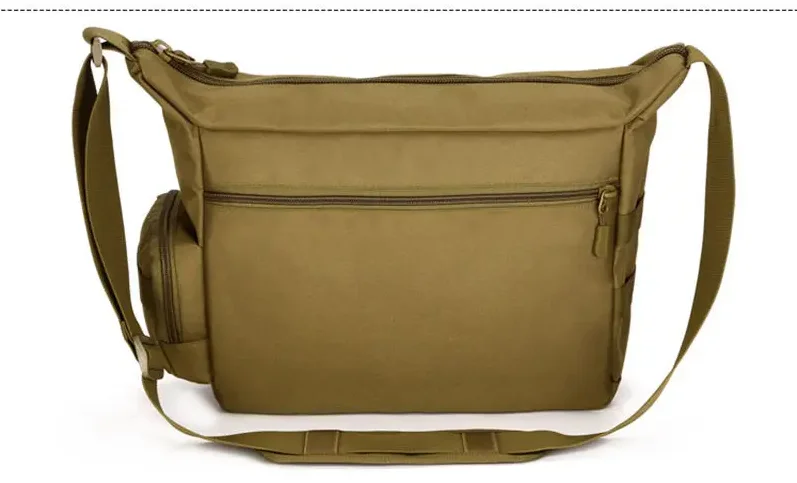 Taktische Messenger-Umhängetasche 14-Zoll-Laptop Einzelschultertasche Outdoor-Wander-Camping-Tasche Herren-Sport-Molle-Sling-Rucksack – Detail 8
