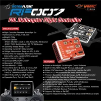 ROTORFLIGHT VANTAC FrSky RF007 Archer+/ Twin Protocol FBL Helicopter Flight Controller Integrated Receiver