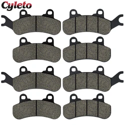 Motorcycle Front Rear Brake Pads for CAN AM Defender Max 2017 Maverick X3 17-23 Trial 800 1000 2018 Traxter T HD5 HD8 HD10 18-19