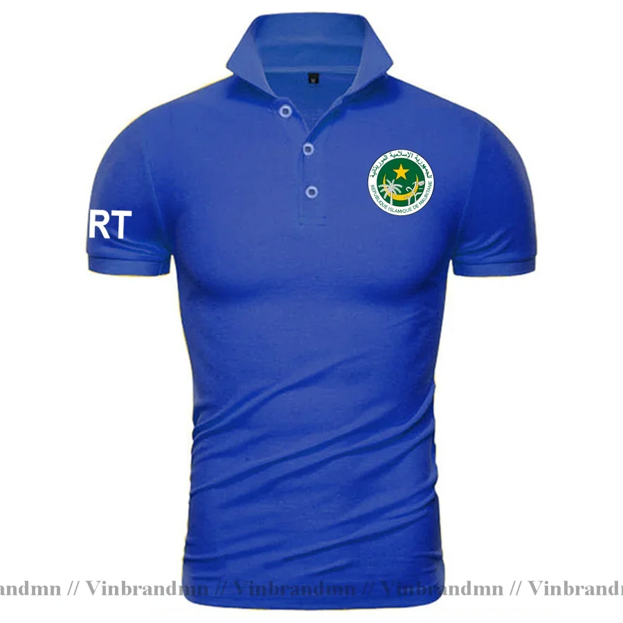 Mauritania Mauritanian MR MRT Polo Shirts Men Short Sleeve Fashion Brands Printed For Country Flag Clothing Nation Team Shirt