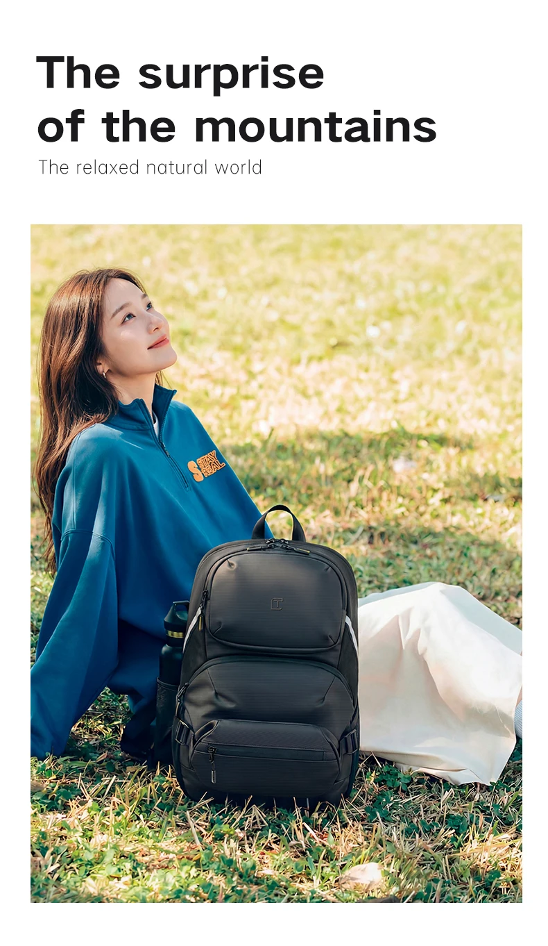 TANGCOOL Convertible Detachable Pocket Backpack Fits 17.3 Inch Notebook Waterproof Ventilated Back Panel Travel Luggage Bag