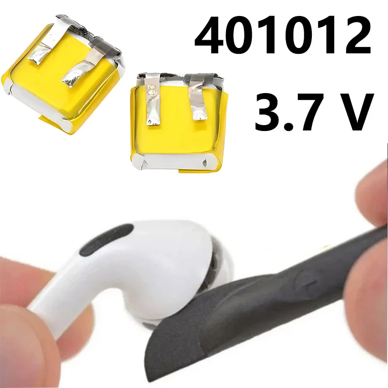 401012/501012 3.7V Battery 401012 3.7V 30mAh/40mAh Rechargeable Lithium Battery for Bluetooth Headsets Small Electronics