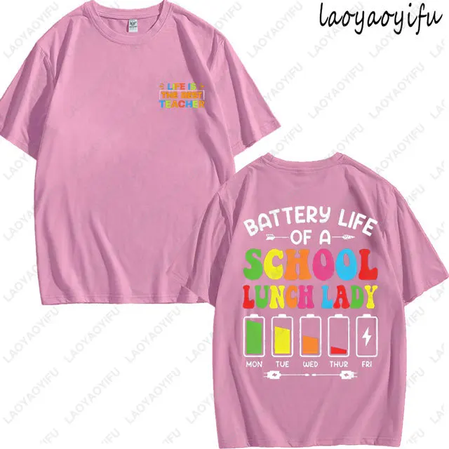 Camiseta feminina com estampa de bateria de um professor, presente fofo, camiseta de algodão de alta qualidade, moda feminina, manga curta, respirável, gola redonda