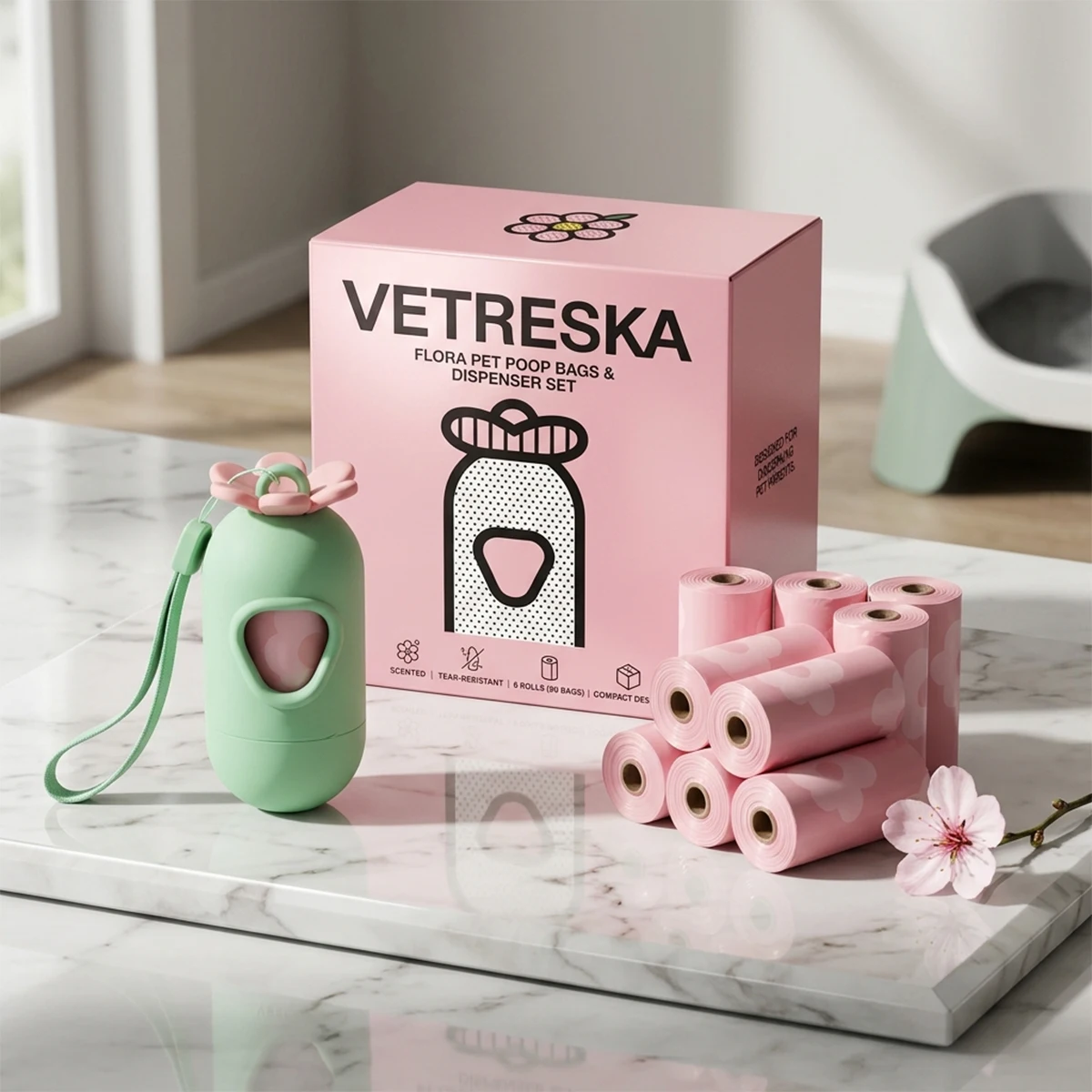 Nieuwe draagbare hondenpoepzakjes, capsule-kit voor het opruimen van hondenpoep tijdens het wandelen, milieuvriendelijk, lichtgewicht, wegwerpbaar hondenpoepschepzakje.