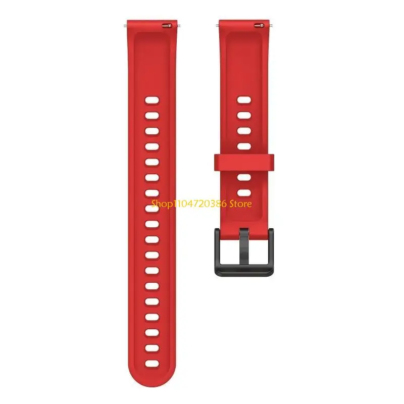K0EA for Smart Wristband Strap Adjustable Anti Scratch Silicone Band Fit for Realmeba