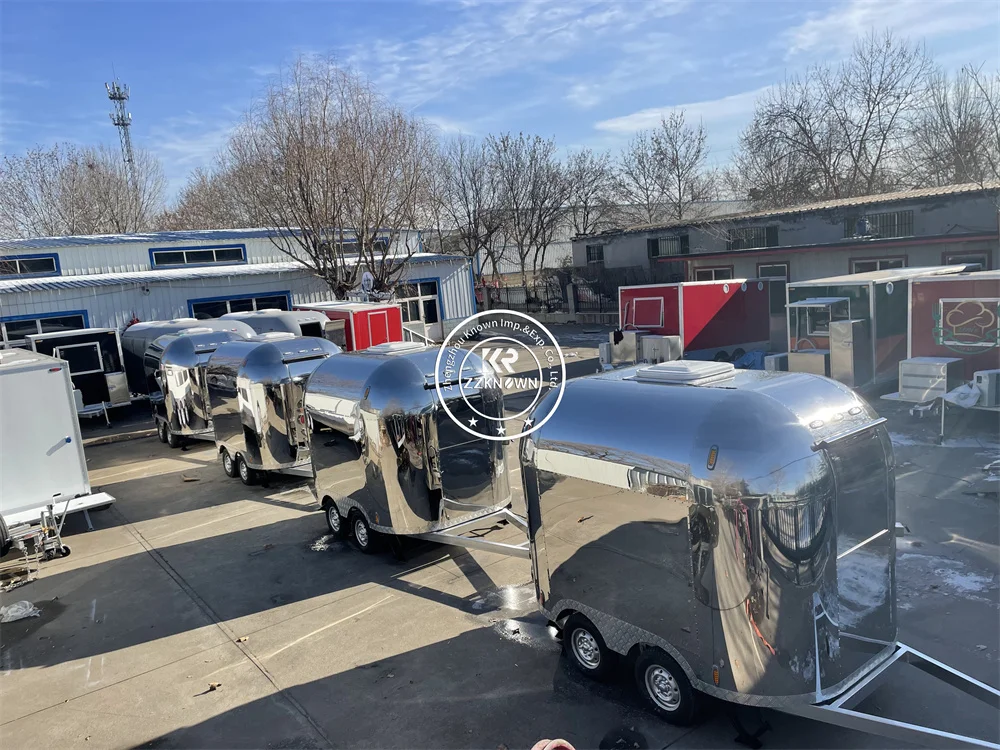 2025 Trailer Makanan Kopi Katering Konsesi Truk Makanan Dapur Bergerak Van Makanan Lengkap