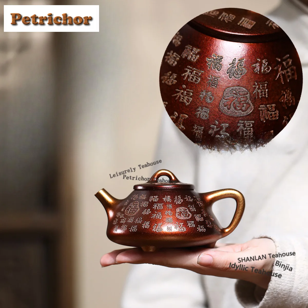 260ml Boutique Yixing Purple Clay Teapots Handmade Stone Scoop Pot Raw Ore Conch Roasting Mud Kettle With Infuser Zisha Tea Set