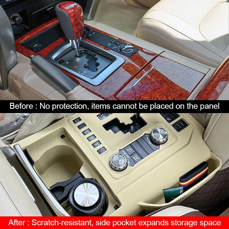 For 2008-2021 Land Cruiser Lc200, Central Control Silicone Mat, Central Control Dust-Proof Mat, Silicone Storage Mat, Car Interior Protection Accessories view 2