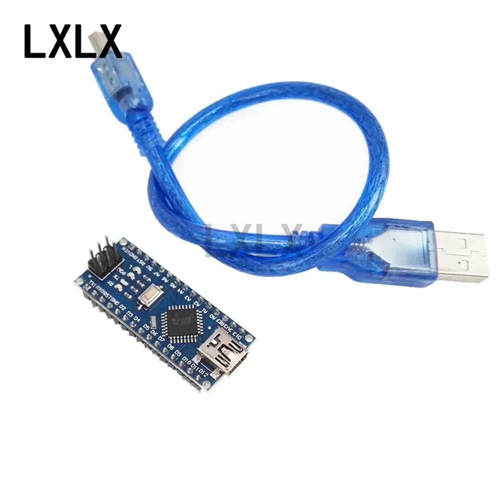 1pcs Nano V3.0 ATMEGA328P Mini/Type C Compatible with Bootloader USB Driver for Arduino CH340 with USB Cable Expansion Board