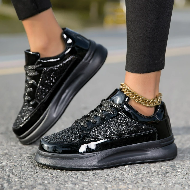 Glimmende casual schoenen voor - Street Fashion Walk recensie en prijs