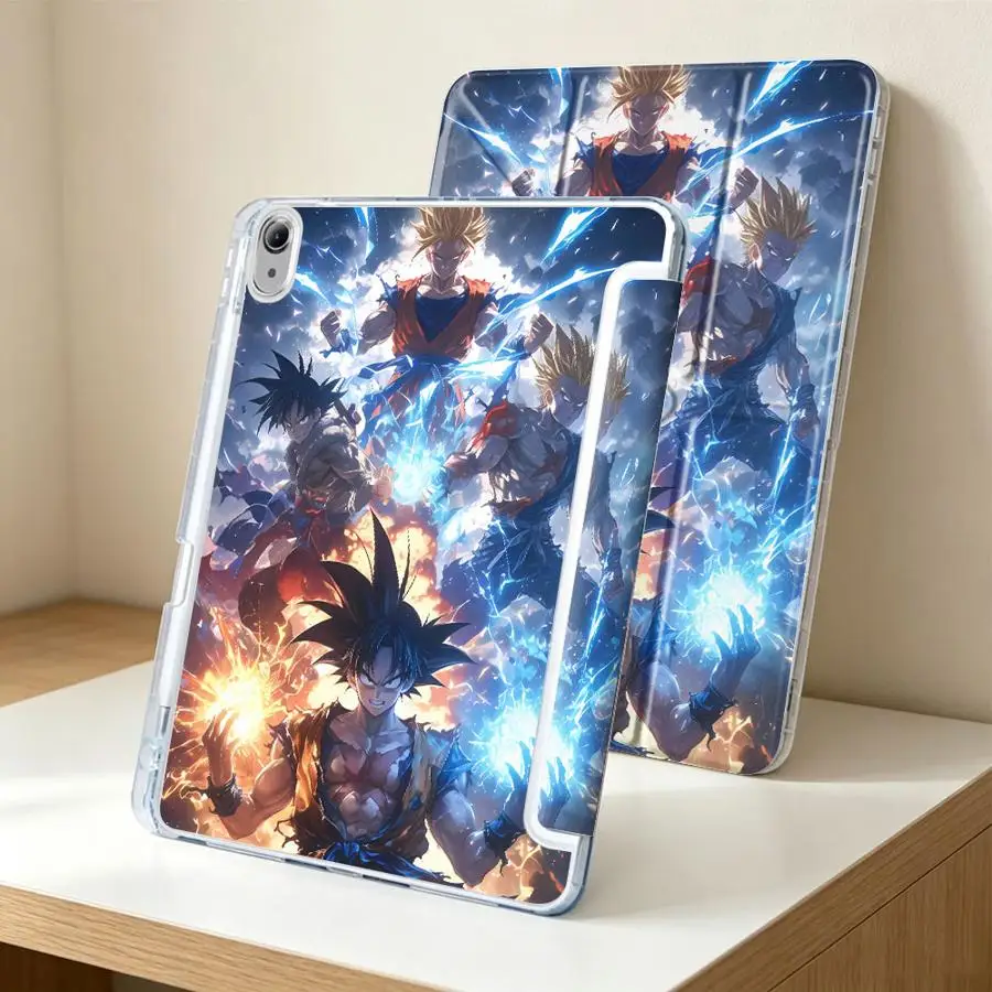 Dragon Ball Comic Cool Goku Tablet Case For iPad 9th 10th Gen 11th Air 8 M2 M3 3 Pro 13 2025 2026 Mini 7 6 5 12th With Pen Slot