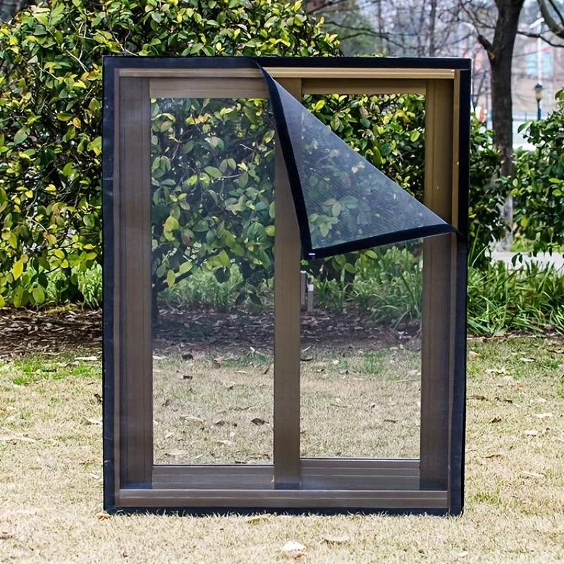 1-Piece Self-Adhesive Large Mosquito Net for Windows, Easy to Install Without Drilling, Comes with Corner Adhesive Tape Suitable for Most Households, It Is an Ideal Choice for the Bedroom.