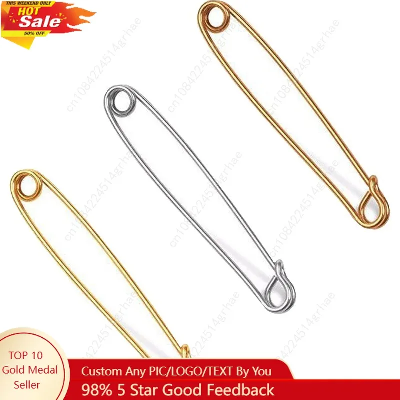 

Collar Pins for Men Safety Pin Style Tie Bar for Wedding Business 3 Pcs