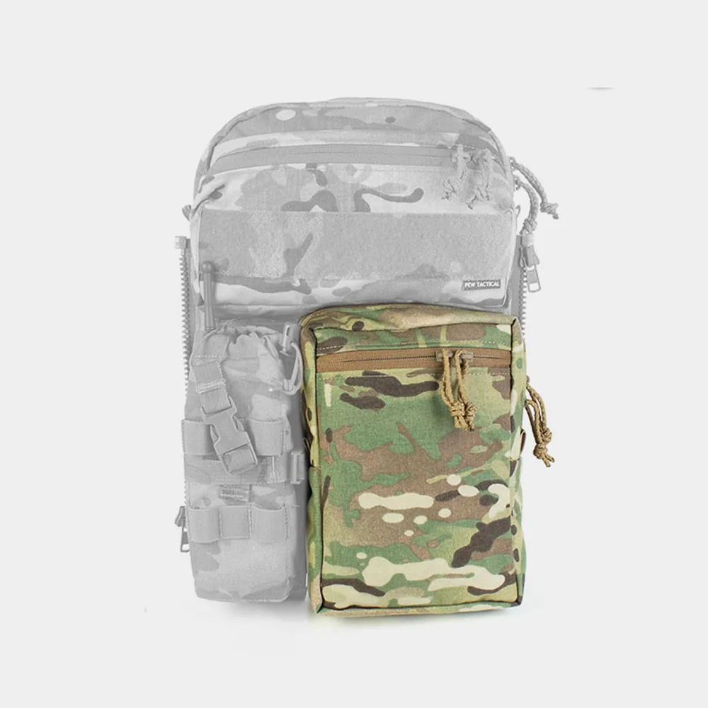 TACTICAL SS STYLE LV119 Back Molle GP Tall Pouch General Purpose Pouch Vertical Sundries Bag PH40