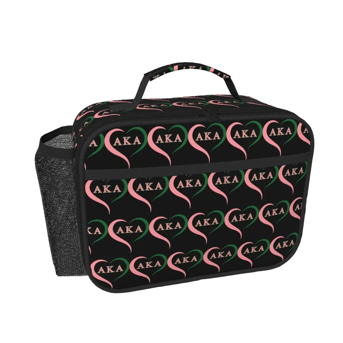

Sorority Gifts AKA Insulated Lunch Bag for Women Kids Portable Food Boxes Thermal Lunch Box Tote