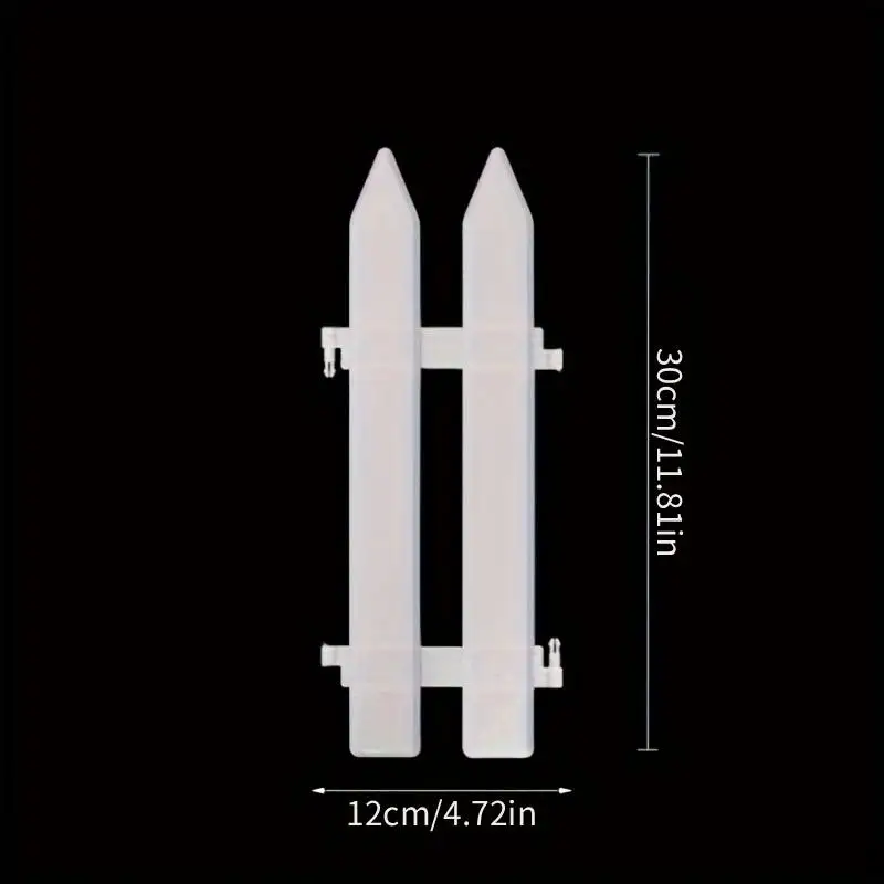 10 قطعة سياج بلاستيكي الحدود اعتصام فناء داخلي حديقة زهرة الخضار سياج الحدود اعتصام سياج صغير الحدود اعتصام #6
