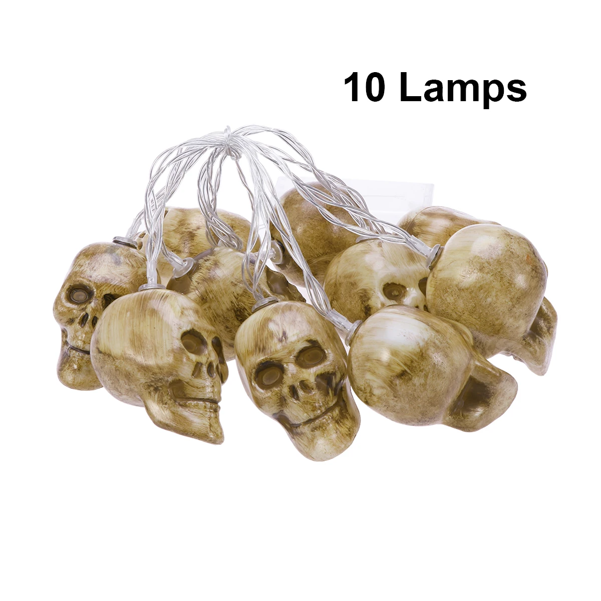 

10Leds 1.5M Halloween Skull Led String Lights Fairy Lights For Party Garden Patio Decoration Energy Saving Eco Friendly