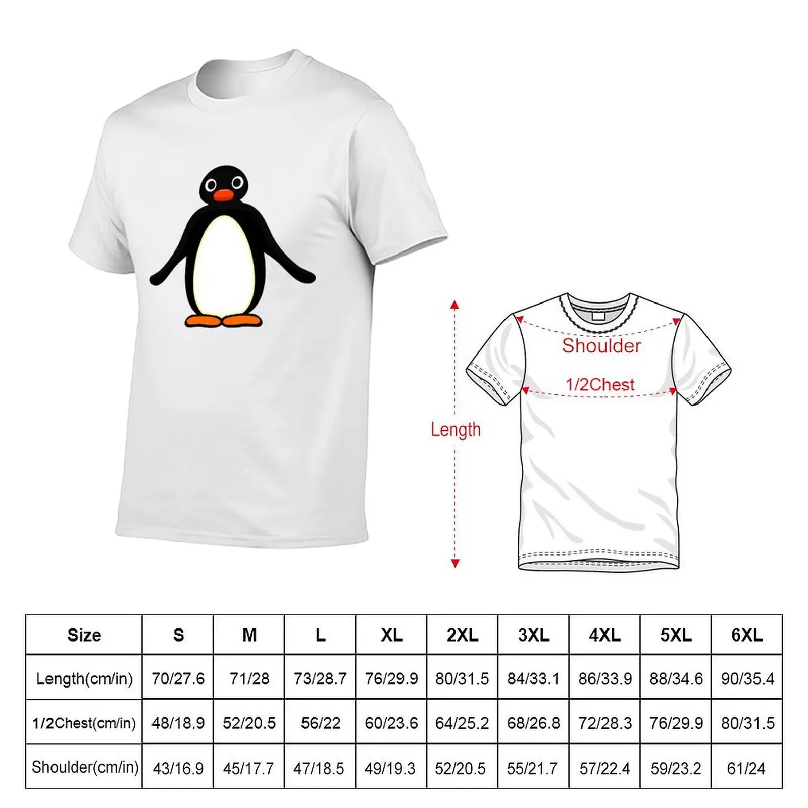 Pingu T-Shirt man tshirt anime tshirt T-Shirt
