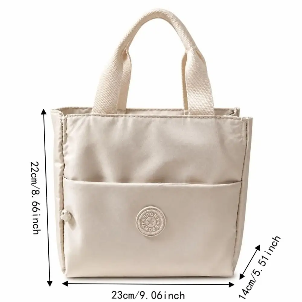 Einfache, auslaufsichere, isolierte Lunch-Tasche, große Kapazität, verdickte Lunchbox, wasserabweisende, isolierte Tragetasche, Picknick-Tasche – Detail 1
