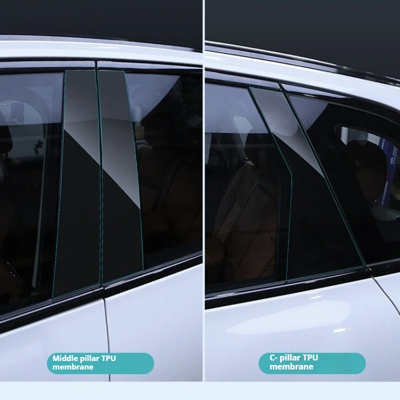 Fit For Leapmotor C10 C11 C16 B10 B Pillar Sticker Anti Scratch Exterior Decorative ABC Pillar Body Protective Film