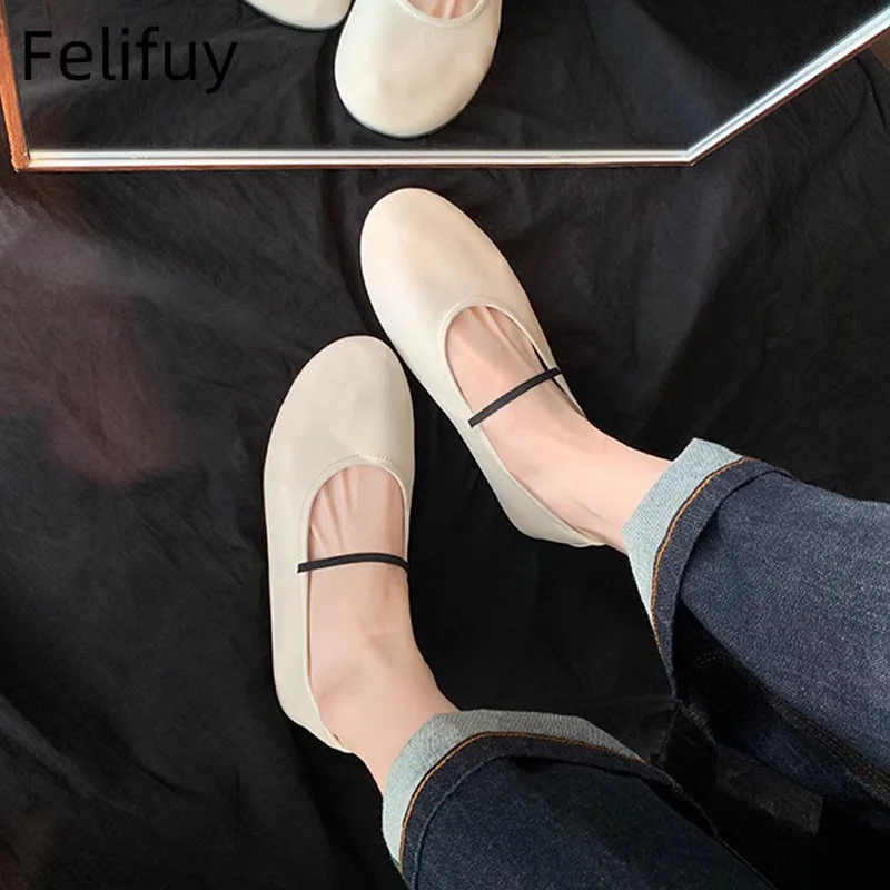 

Female Footwear Sheepskin Soft Women Flats Casual Loafers Slip On Women's Real Leather Shoes shallow cut Lady Driving Shoes