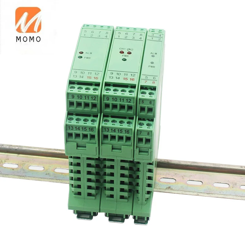 Temperature Transmitter 4-20mA Din Rail Mounting Cu50 PT100 Temperature Transmitter