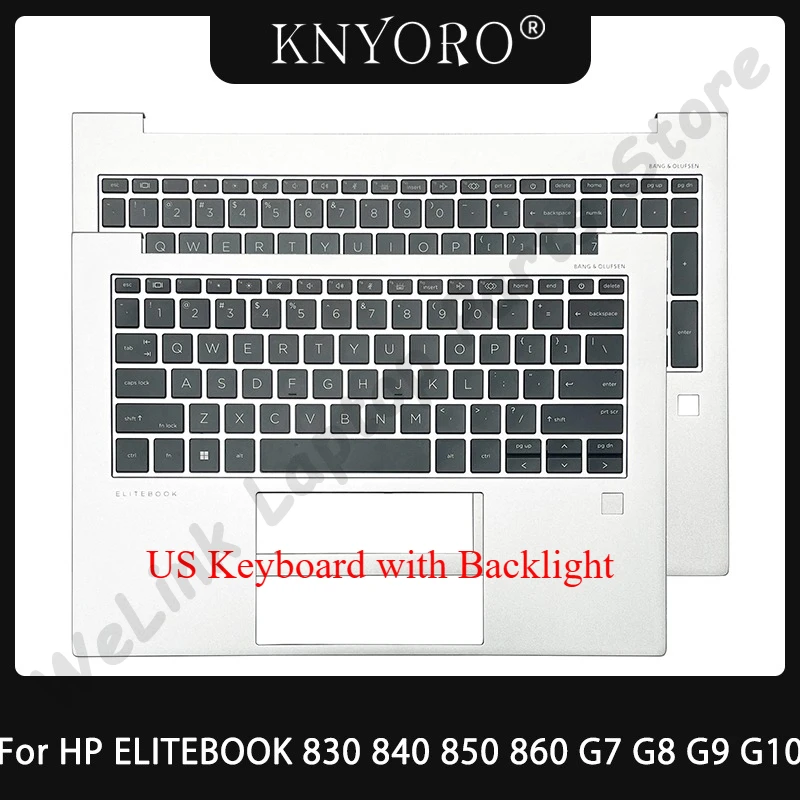 

Новая американская клавиатура для HP ELITEBOOK 830 G9 G10 840 G7 G8 G9 G10 850 G7 G8 860 G9 G10, верхняя крышка с подсветкой клавиатуры и подставкой для рук
