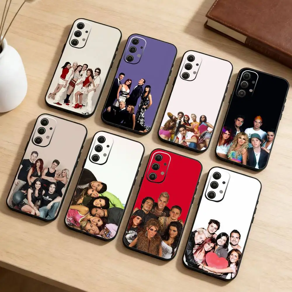 

R-RBD R-REBELDE V-V Phone Case For Samsung Galaxy A73,A21s,A22,A31,A52,A53,A71,A41Soft Black Shell