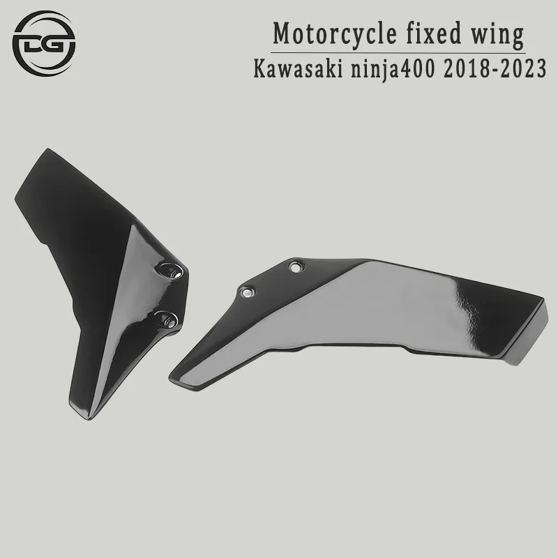 

New Kawasaki Ninja 400 motorcycle accessories aerodynamic wing kit spoiler fixed wing suitable for Kawasaki NINJA 400 2018-2023