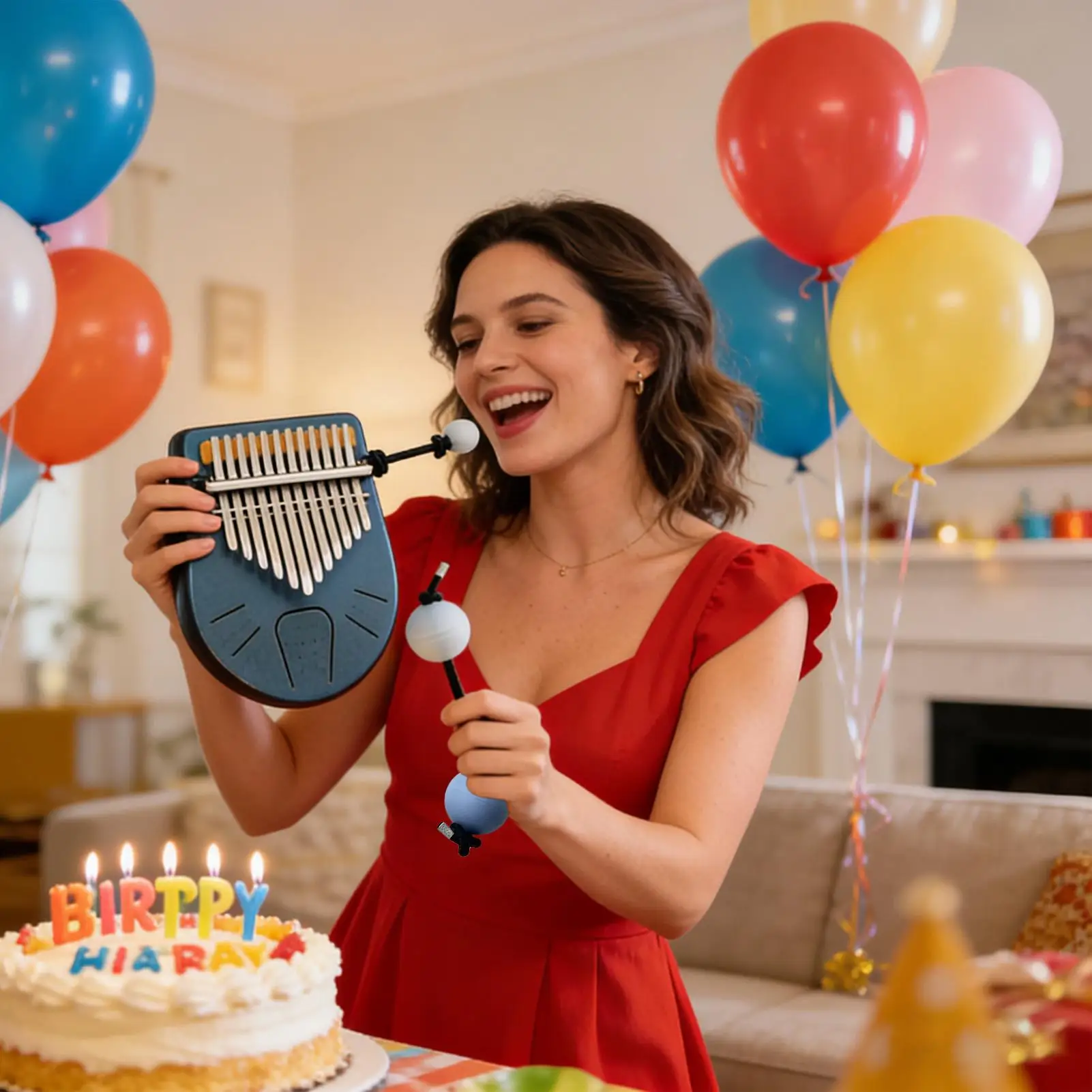 

Asalato Shakers 1 Pair Musical Rhythmic Traditional Accessories Hand Percussion Shakers For Adults Family Friends Home Doorway