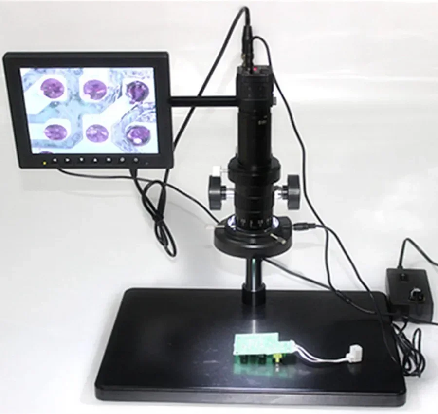 

Hot sales LCD scanning Electron 7-45X Zoom Video Eyepiece Microscope , digital microscope camera