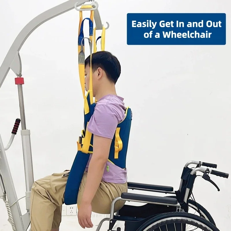 Body Lift Transfer Sling, Secure Patient Moving Harness for Caregiver Assisted Transfer