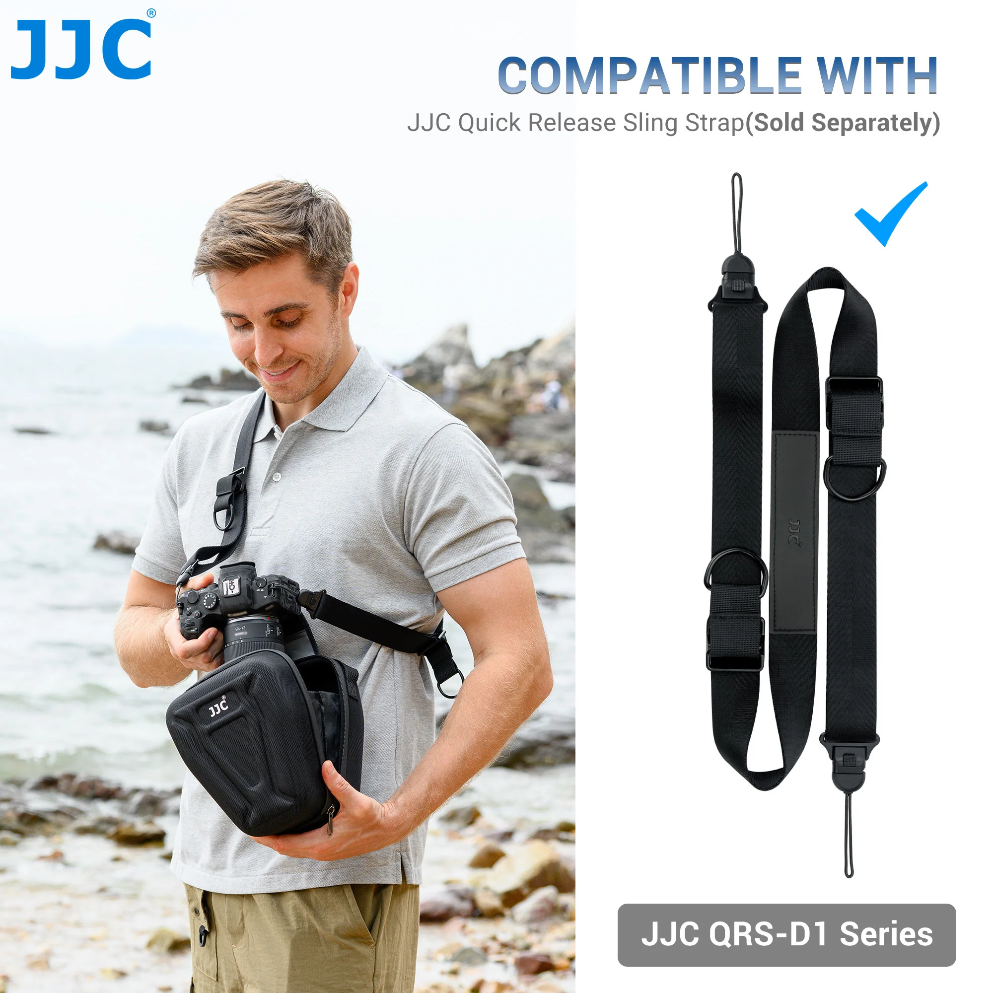 JJC Camera Bag Case for Canon EOS R/ Sony A7/ Nikion Z / FUJIfilm X series Digital DSLR Camera Protection Carrying Case