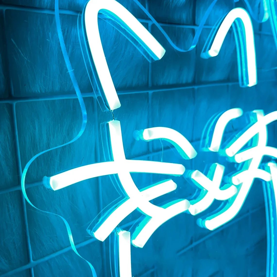 Imagem -04 - Andando Cat Neon Led Sign Decoração do Quarto Presentes do Amor do Gato Decoração de Néon da Parede Bonito Luz da Noite