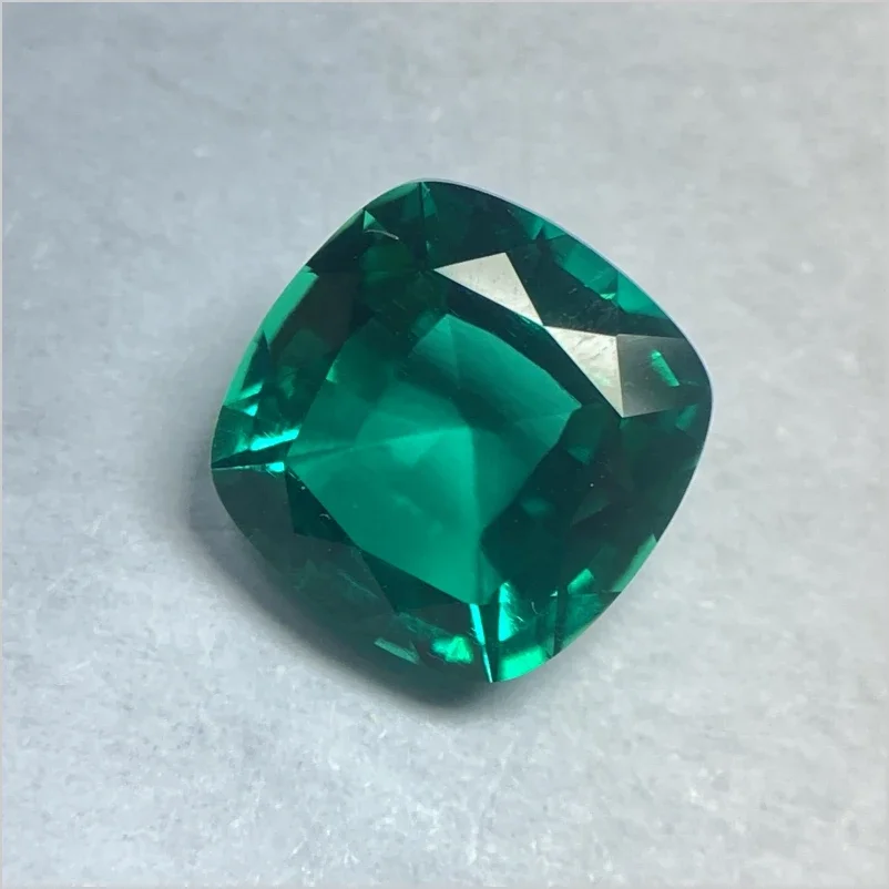 Laborgezüchteter Kolumbianischer Smaragd in Marquise-Form, Edelstein-Anhänger für DIY-Ringe, Halsketten, Ohrringe, Hauptmaterialien wählbar, Zertifikat erhältlich – Detail 17
