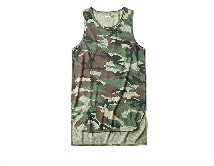 MRMT 2026 Brandneue Herren-Tanktops mit lockerem Saum aus Baumwolle für Männer – Trendige, ärmellose Westen mit verlängertem quadratischem Saum für den modernen Mann – Detail 15
