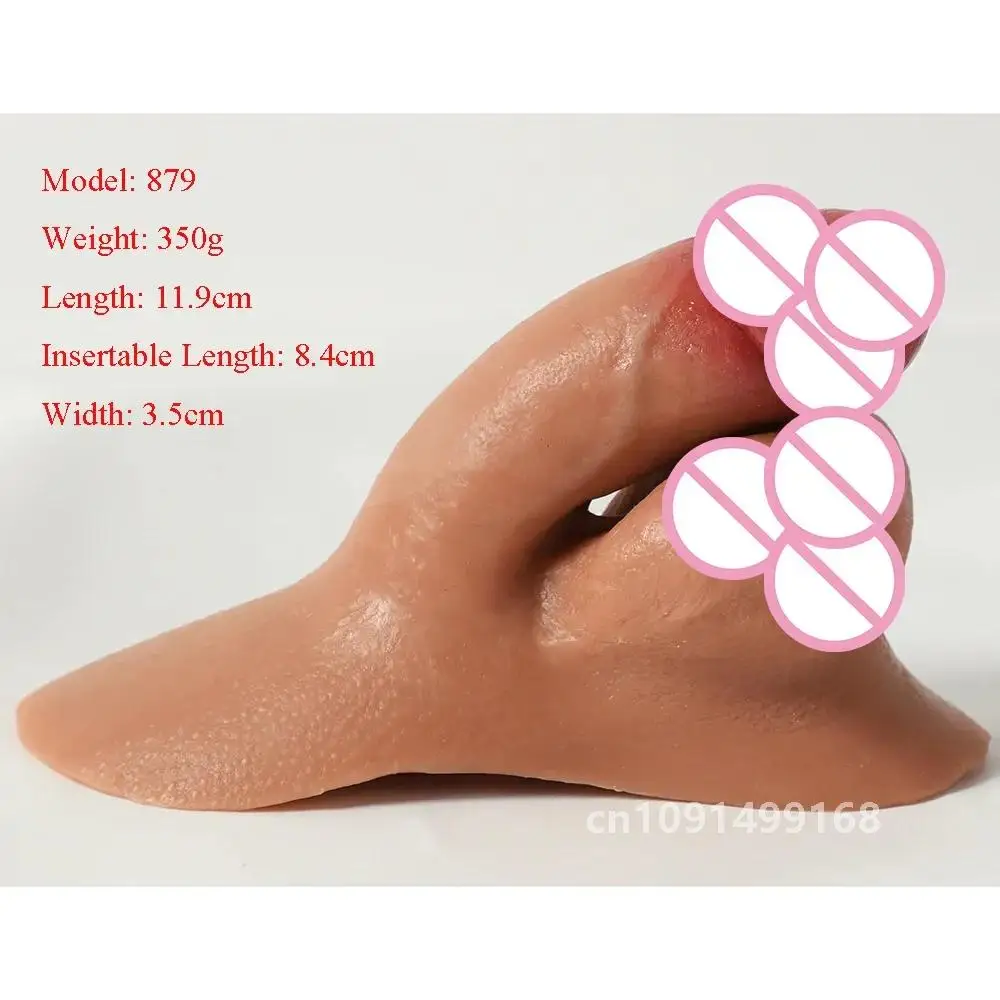 GF Ftm Packers Wholesale 2 in 1 Ultra Soft Silicone Hollow Penis Sleeve with Big Scrotum Prosthetic Stroker