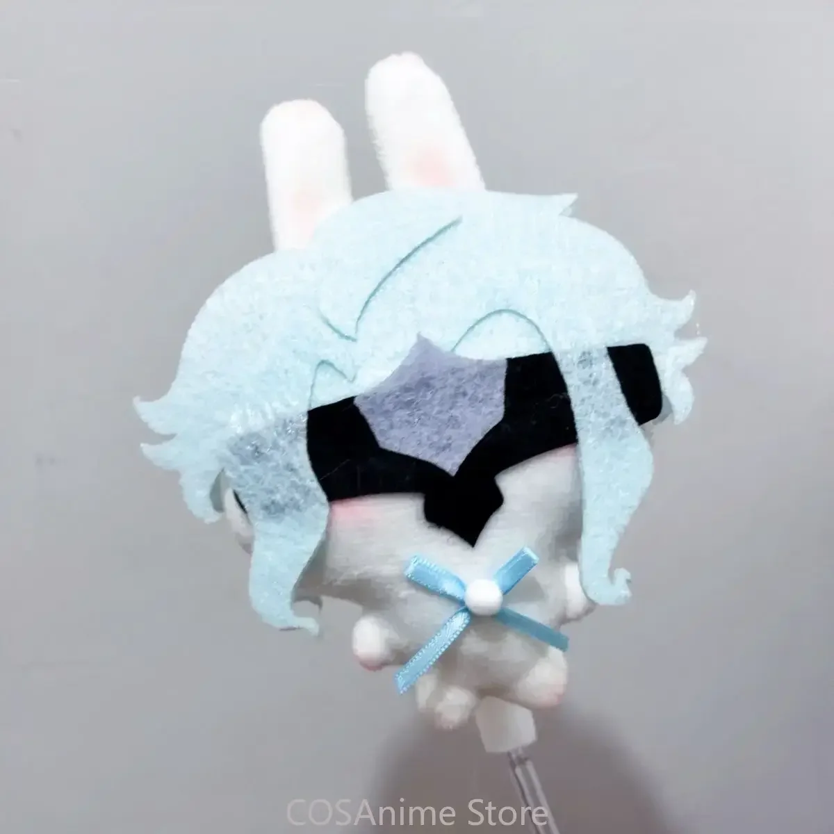 Genshin Impact Il Dottore Qiqi Shenhe Game Cosplay Plush Cloth Doll Bunny Toy Keychain Handmade Hanging Pendant Dolls Fans Gift