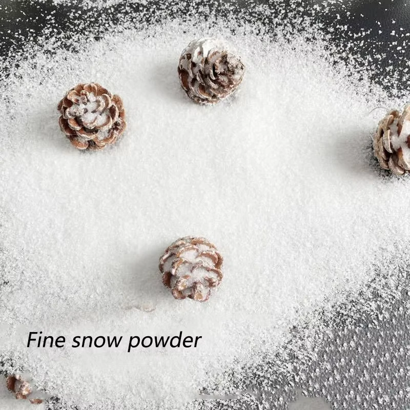 Christmas Decoration Artificial Plastic Dry Snow Powder Model Kits DIY Festival Scene Layout Winter Party Decor 30g/bag