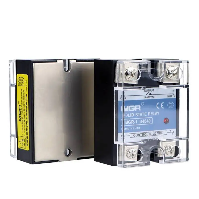 MGR-1 Single Phase Solid State Relay D4840 D4825 DC Control AC Original D4880 D4860 D48100 D48120 D48150