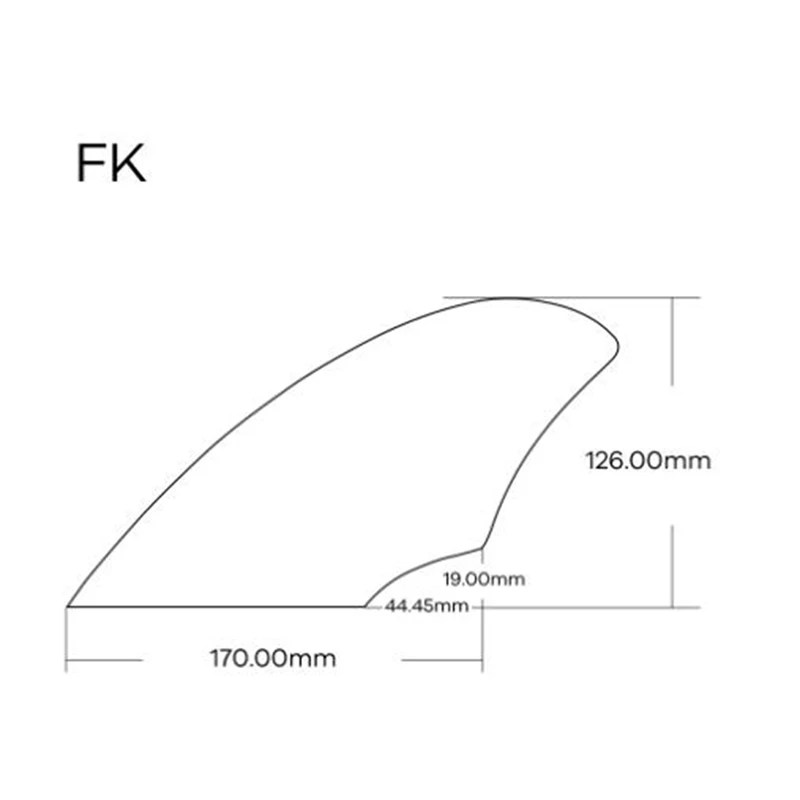 For FCS FK Fins Quillas Twin Fin Grey Honeycomb Fin Keel Fin Paddle Surfing Board Accessories