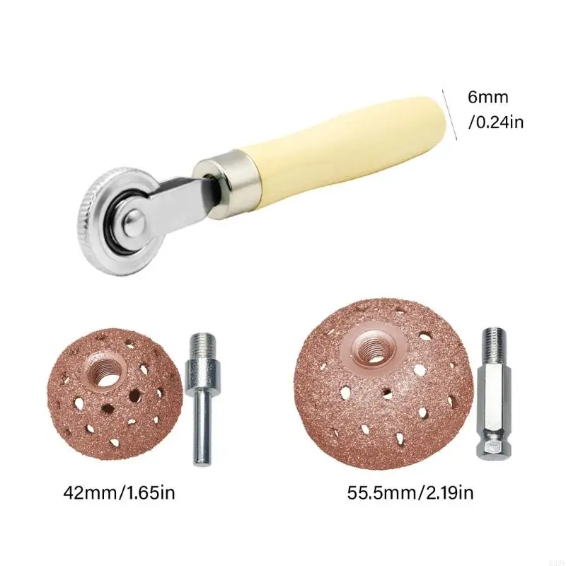 2025 مجموعة ترقيع إطارات عالمية جديدة مع رأس طحن كروي للدراجة النارية الشاحنة #6