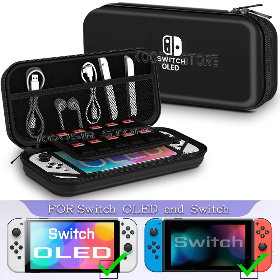 New Deluxe Carrying Storage Case For Nintendo Switch OLED Console Accessories Bag Portable Cover Suitcase for Nintendo Switch