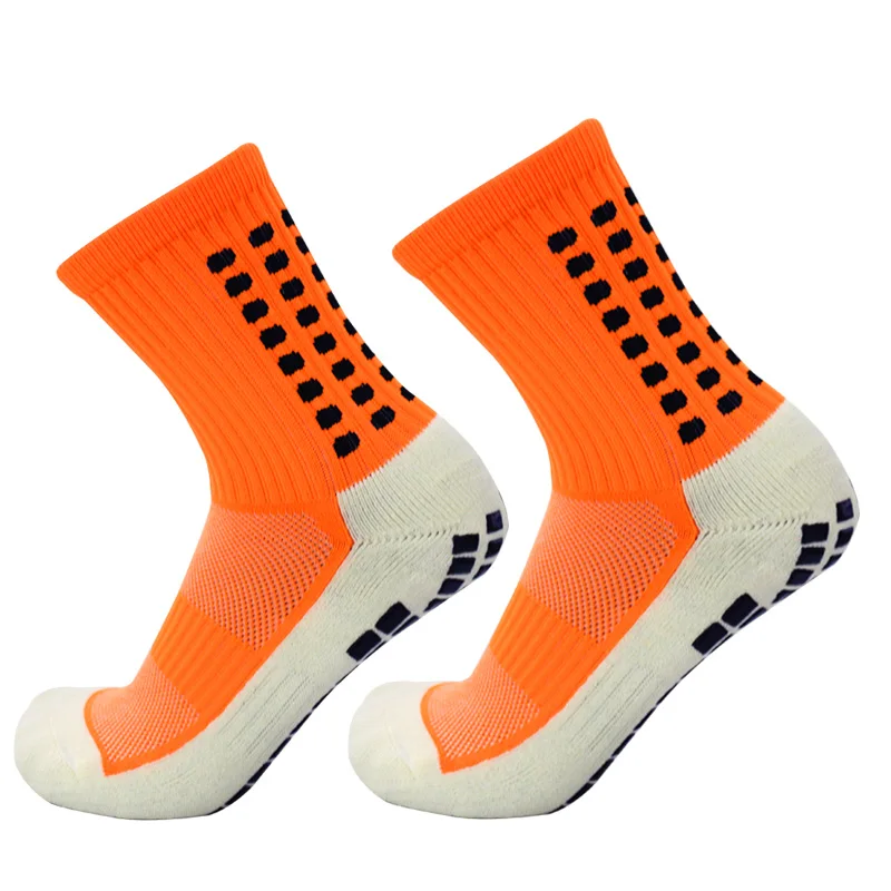 Calcetines deportivos antideslizantes para hombre y mujer, medias de fútbol con agarre para exteriores y Yoga