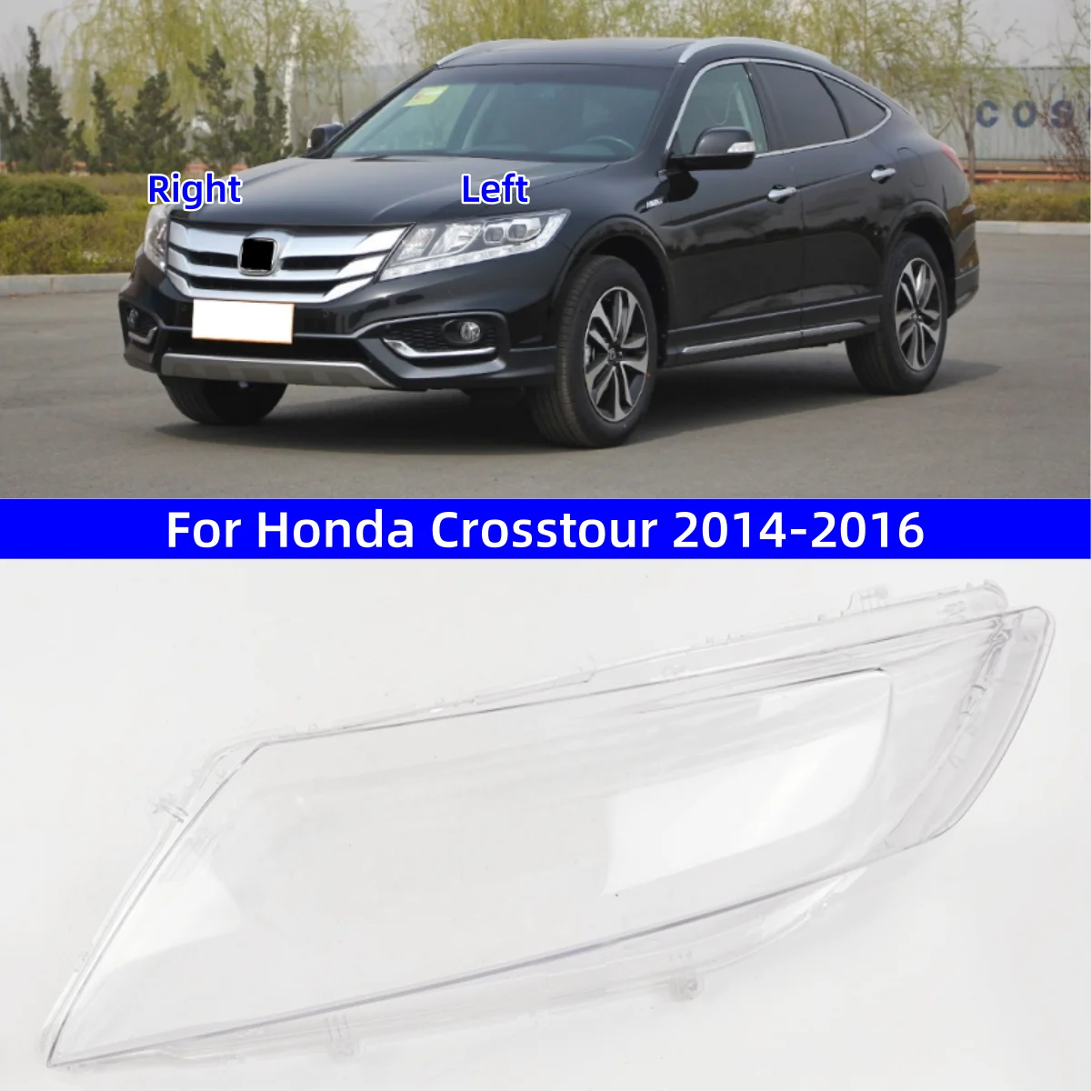 

Для Honda Crosstour 2014 2015 2016, запасные части для автомобиля, крышка фары, хорошая прозрачность и светопередача.