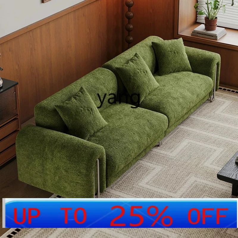 

LTT Chenier Fabric Three-person Sofa Straight Row Medieval Household