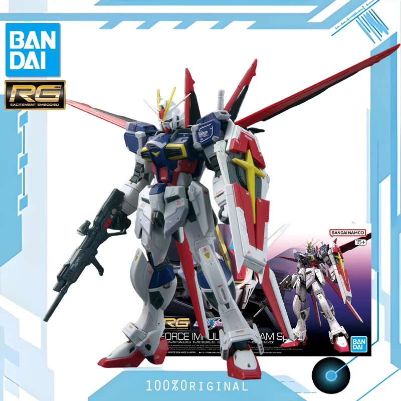 

BANDAI Anime RG 1/144 ZGMF-56E2 FORCE IMPULSE GUNDAM Spec 2 Gundam Model Kit Assembly Plastic Action Toys Figures Gift in Stock