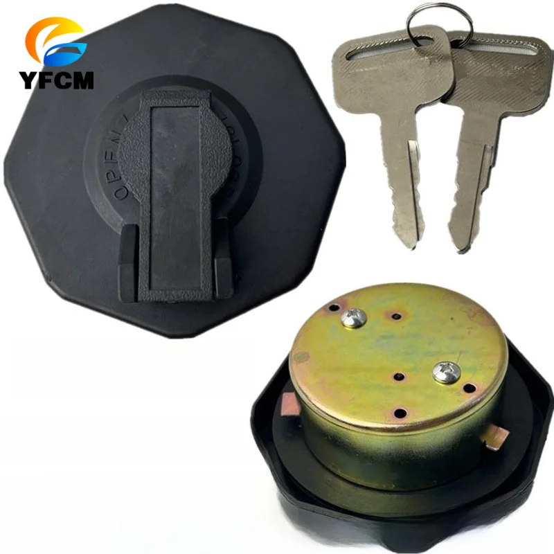 Excavator Parts Anti-Theft Fuel Tank Cap for JAC Shuailing Kangling Junling V6 V7 V8 H330